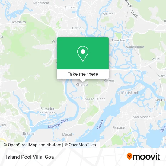 Island Pool Villa map
