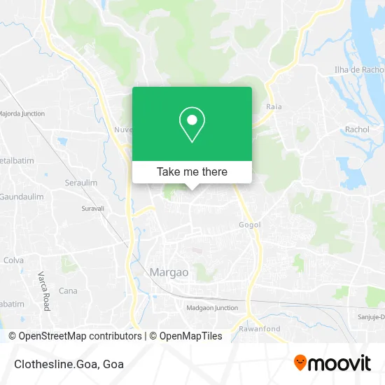 Clothesline.Goa map