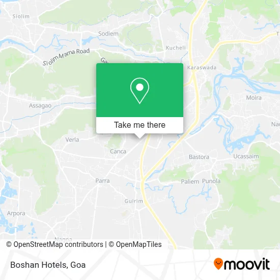 Boshan Hotels map