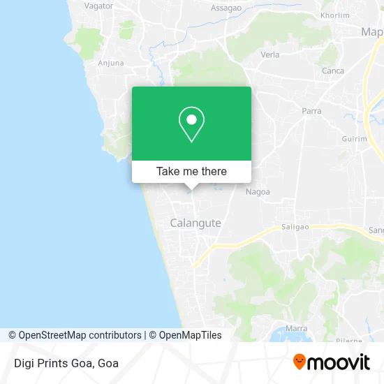 Digi Prints Goa map