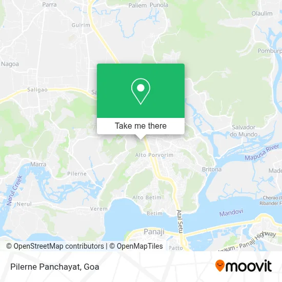 Pilerne Panchayat map
