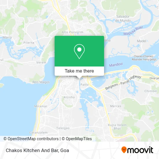 Chakos Kitchen And Bar map