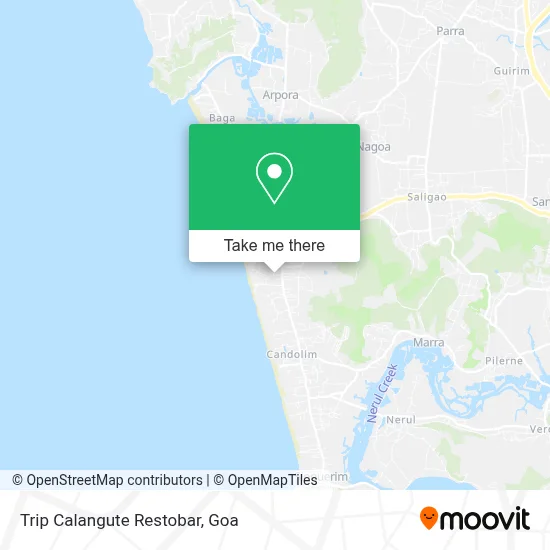 Trip Calangute Restobar map