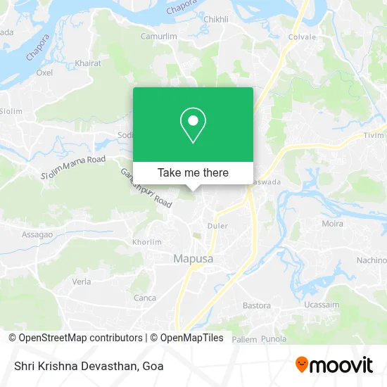 Shri Krishna Devasthan map