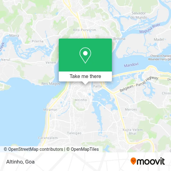 Altinho map