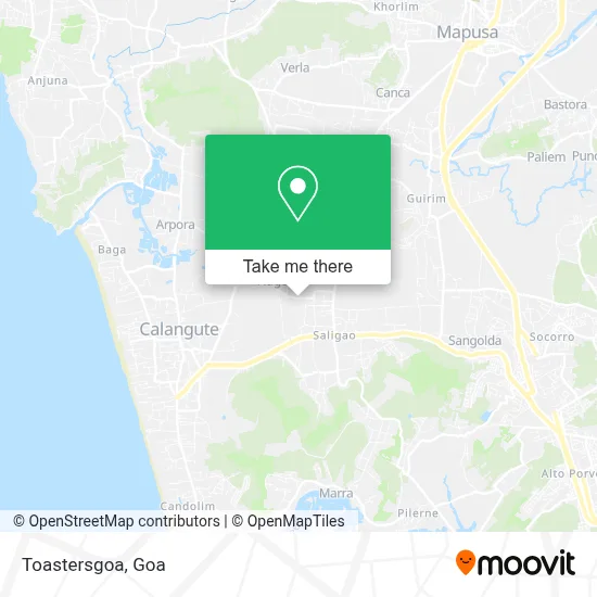 Toastersgoa map