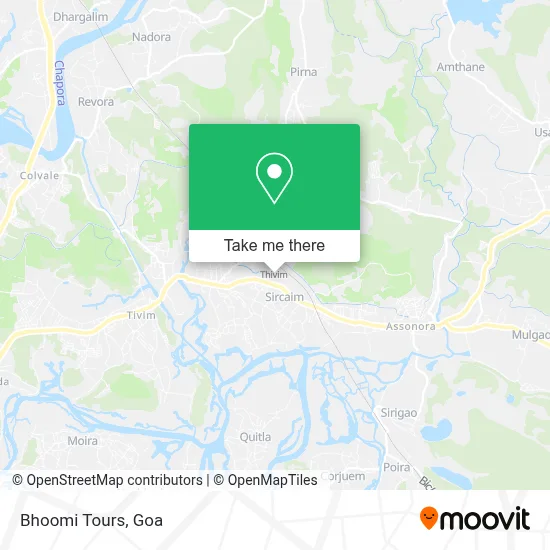 Bhoomi Tours map