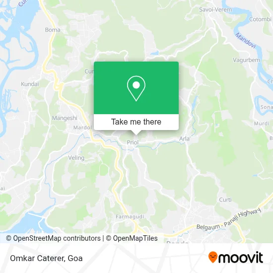 Omkar Caterer map