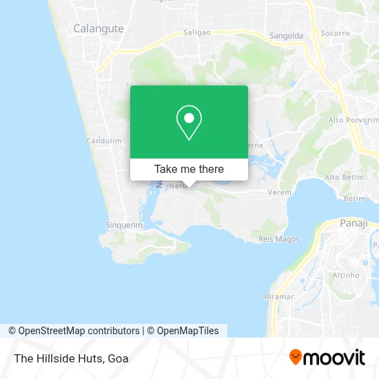 The Hillside Huts map
