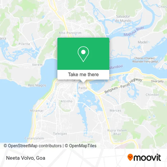 Neeta Volvo map