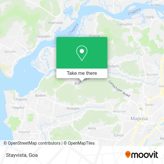 Stayvista map