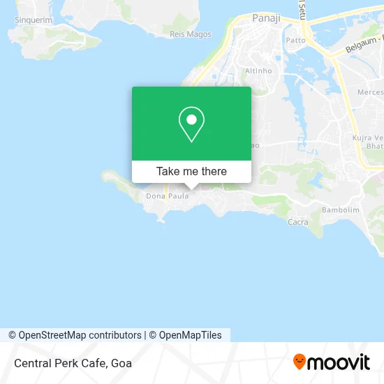 Central Perk Cafe map