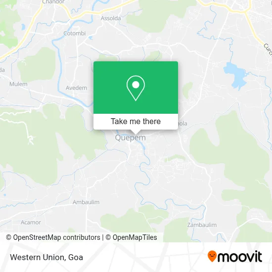 Western Union map