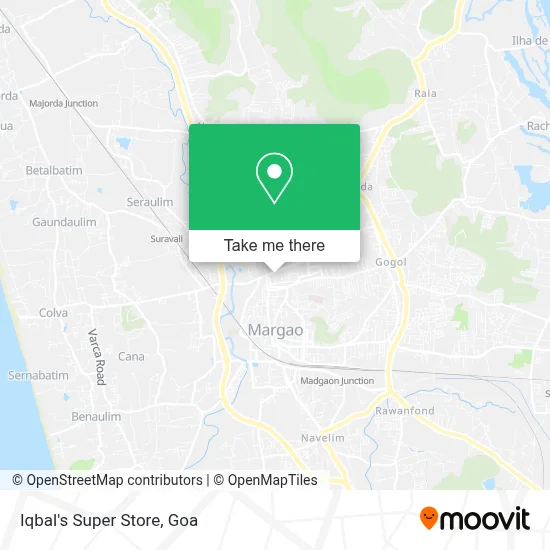 Iqbal's Super Store map