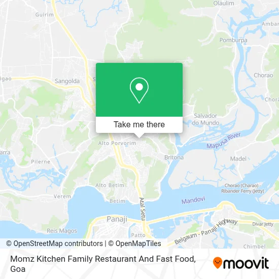 Momz Kitchen Family Restaurant And Fast Food map