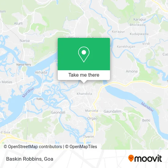 Baskin Robbins map