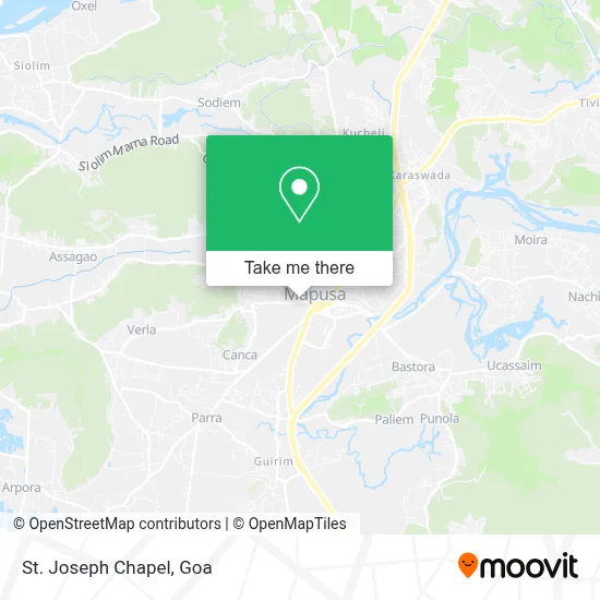 St. Joseph Chapel map