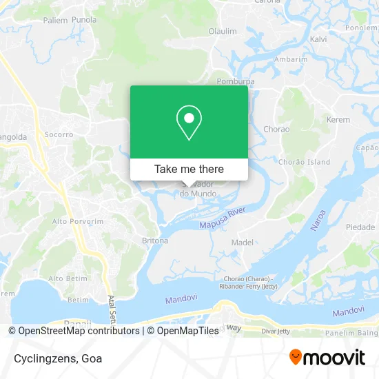 Cyclingzens map