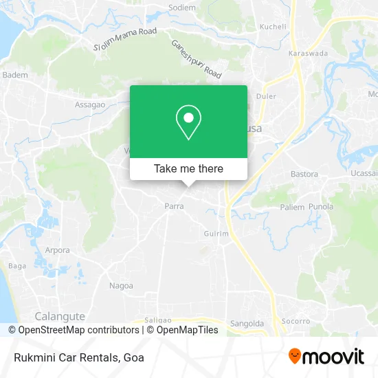 Rukmini Car Rentals map