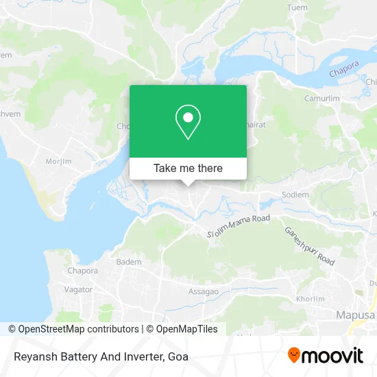 Reyansh Battery And Inverter map