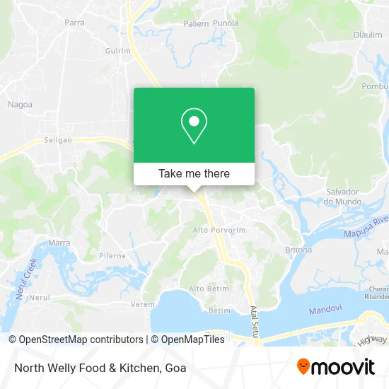 North Welly Food & Kitchen map