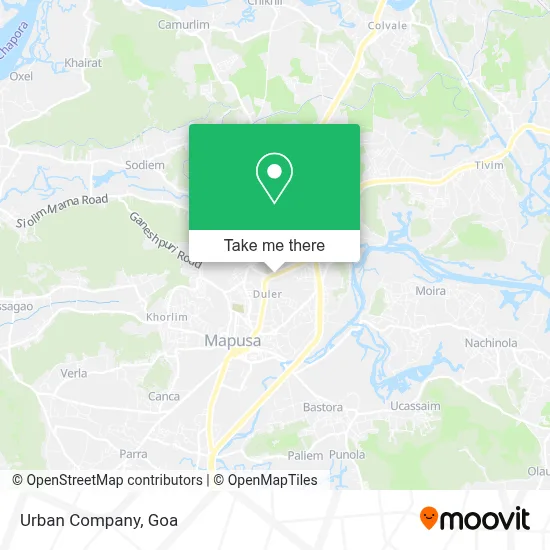 Urban Company map