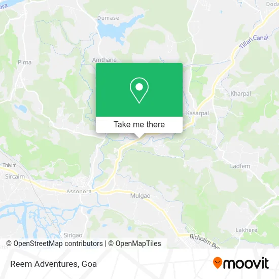 Reem Adventures map