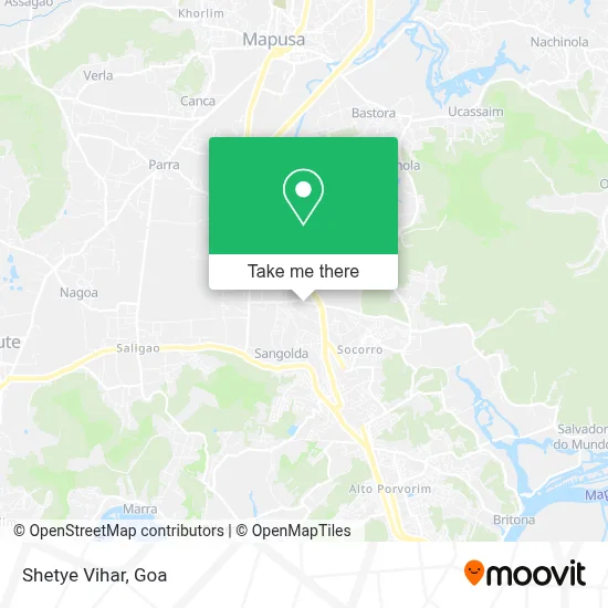 Shetye Vihar map