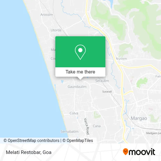 Melati Restobar map