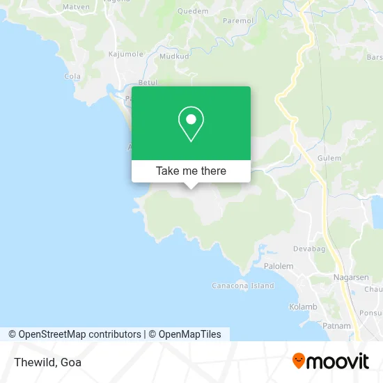 Thewild map