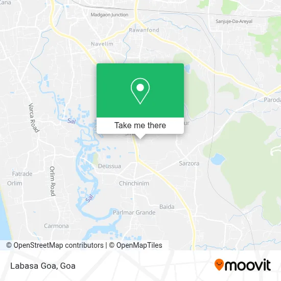 Labasa Goa map