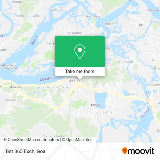 Bet 365 Exch map