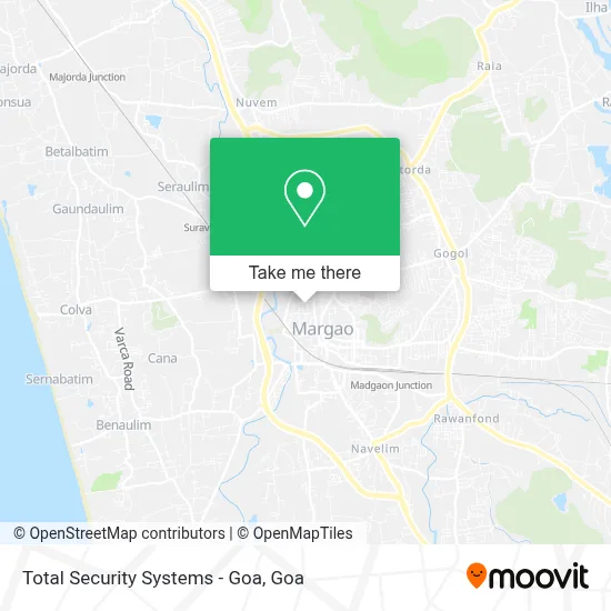 Total Security Systems - Goa map