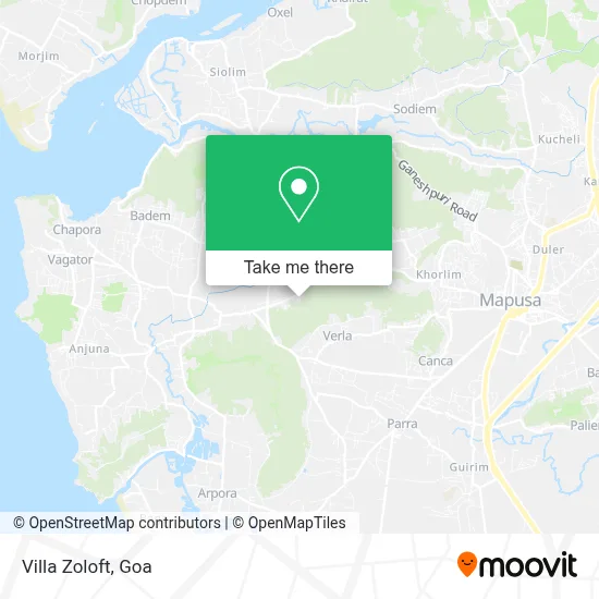 Villa Zoloft map