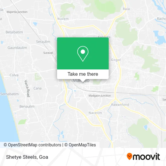 Shetye Steels map