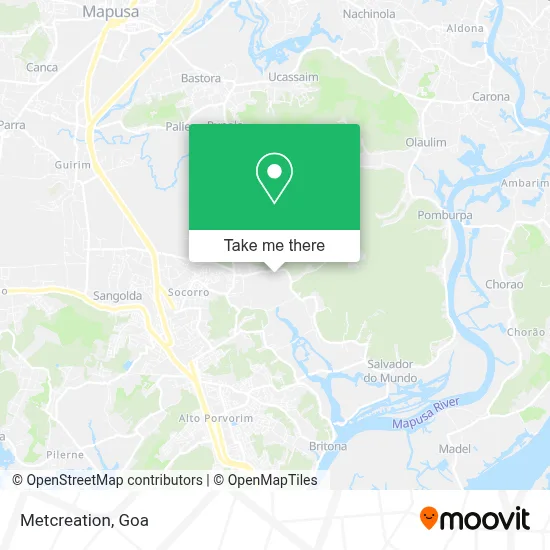 Metcreation map