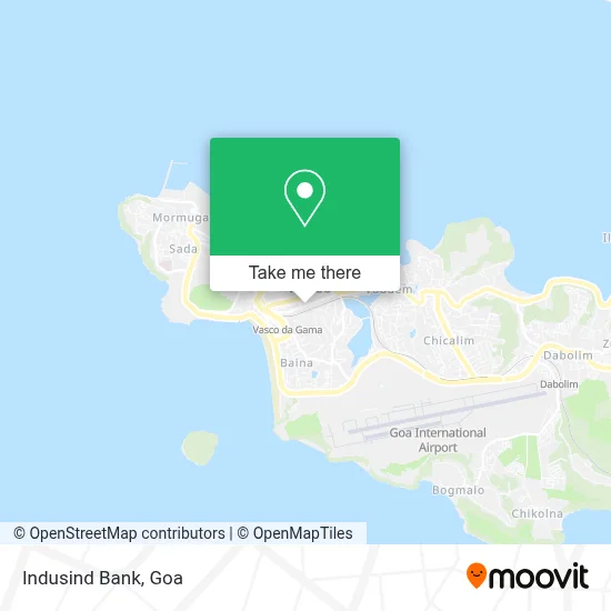 Indusind Bank map
