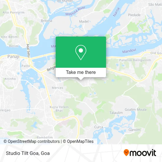 Studio Tilt Goa map