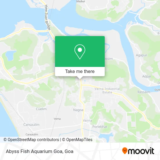 Abyss Fish Aquarium Goa map