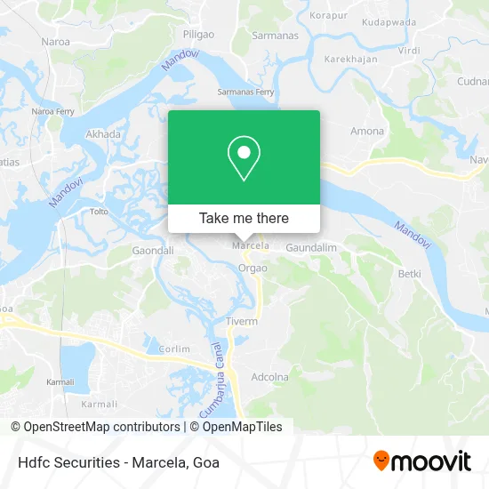 Hdfc Securities - Marcela map