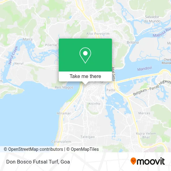 Don Bosco Futsal Turf map