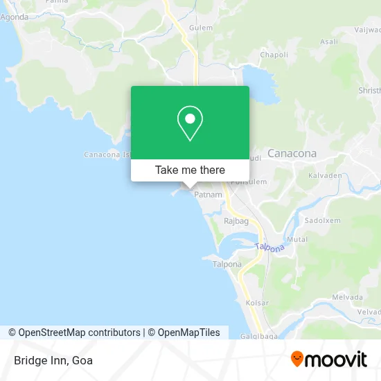 Bridge Inn map