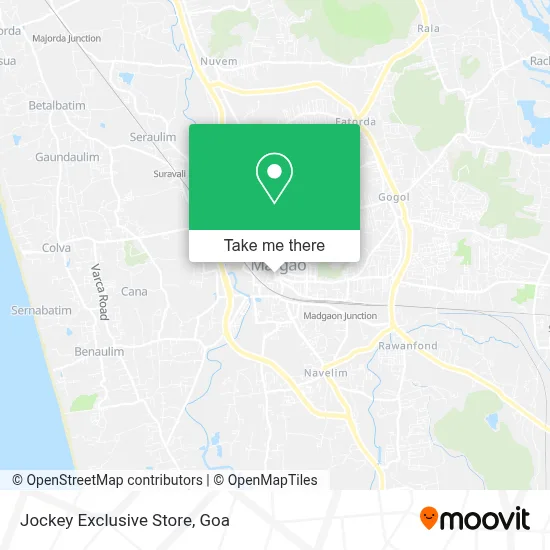 Jockey Exclusive Store map