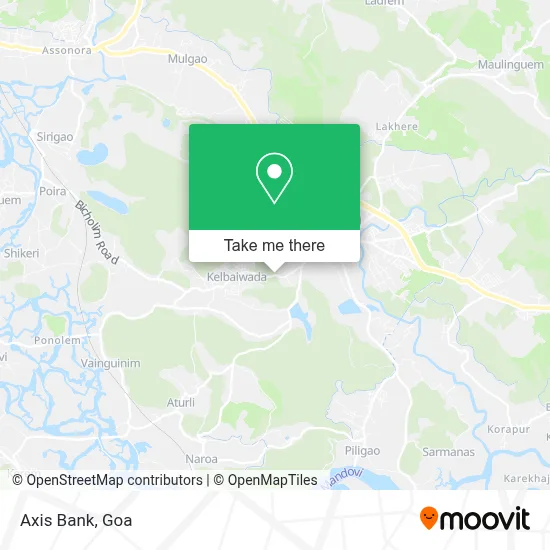 Axis Bank map