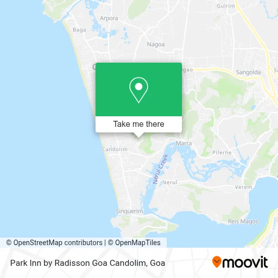 Park Inn by Radisson Goa Candolim map