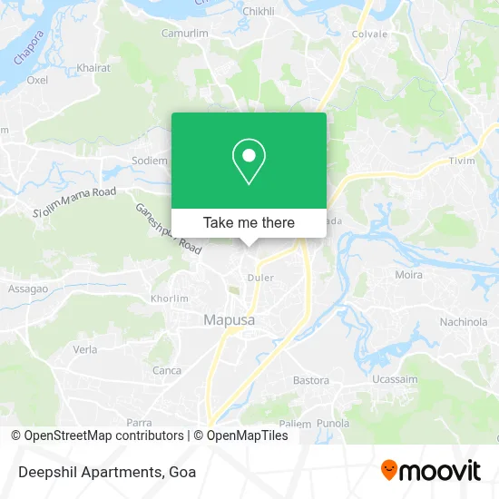 Deepshil Apartments map