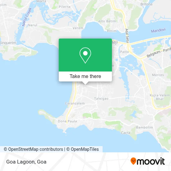 Goa Lagoon map