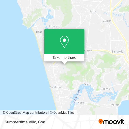 Summertime Villa map