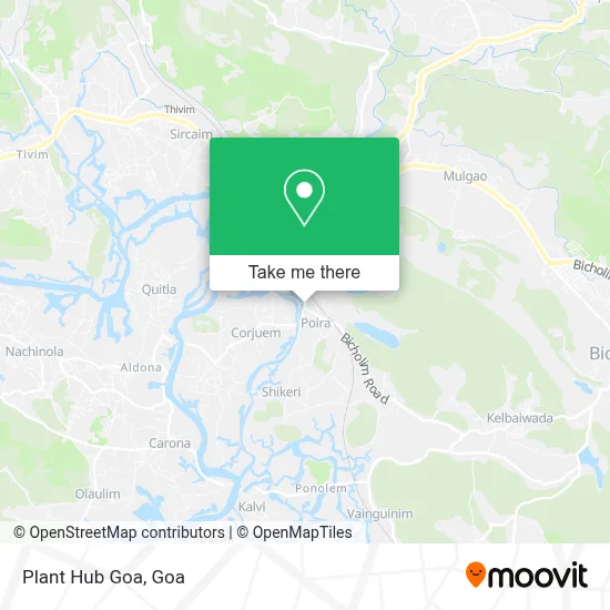Plant Hub Goa map