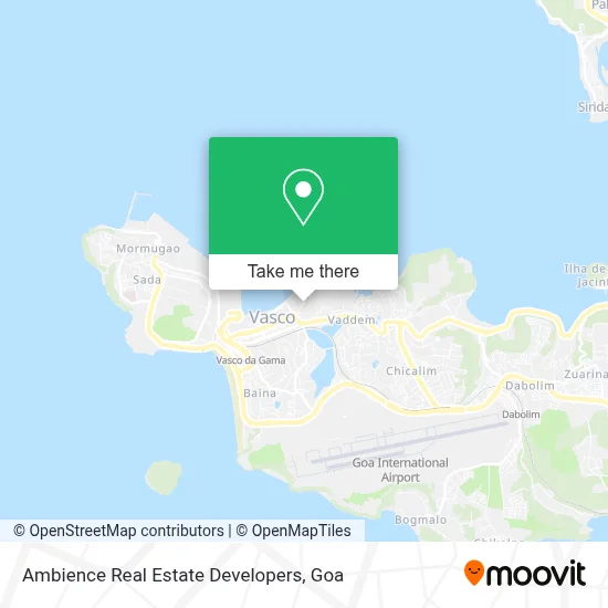 Ambience Real Estate Developers map